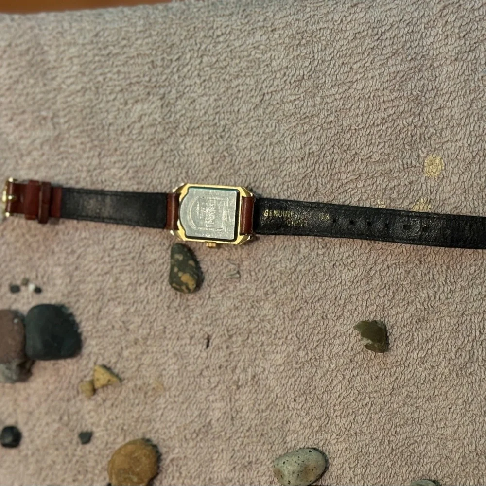 Bulova Gold-Tone Watch with Black Strap - Picture 7 of 7